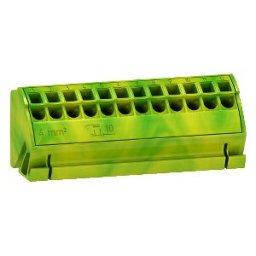 4 bloques de tierra con bornas de resorte de 12x4 mm2 conexión rápida Linergy TB ref. 4214 Schneider Electric [PLAZO 3-6 SEMANAS