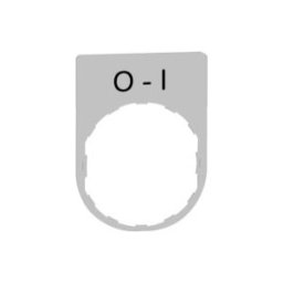 PLACA INSCRIP.30x40MM O-I" COL.BL." ref. ZBYP2178C1 Schneider Electric [PLAZO 3-6 SEMANAS]