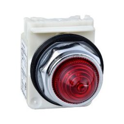 piloto luminoso Ø30 - rojo - lámpara BA 9 s - 120 V ref. 9001KP1R9 Schneider Electric [PLAZO 3-6 SEMANAS]