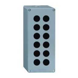 estación de control vacía - XAP-M - aleación de aluminio - 12 aperturas ref. XAPM5512H29 Schneider Electric [PLAZO 3-6 SEMANAS]