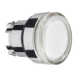 Cabeza pulsador luminoso transparente ø 22 para lámpara BA9s ref. ZB4BW37 Schneider Electric [PLAZO 3-6 SEMANAS]