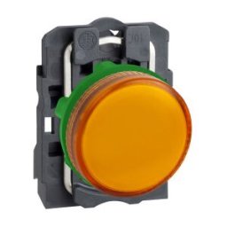 Piloto luminoso ø 22 - naranja - lámpara ba9s - 250 v ref. XB5AV65 Schneider Electric [PLAZO 3-6 SEMANAS]