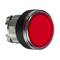 Cabeza pulsador luminoso rojo ø 22 para lámpara BA9s ref. ZB4BW347 Schneider Electric [PLAZO 3-6 SEMANAS]