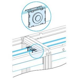 1 empalme para barras horizontales, ancho 50/60 mm ref. 4640 Schneider Electric [PLAZO 3-6 SEMANAS]