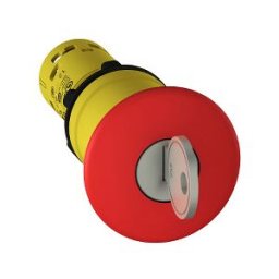 Pda. emerg. Ø 22 - rojo - pulsad. seta Ø 40 mm - antifr., llave tirar - 2 NC ref. XB7NS9444 Schneider Electric [PLAZO 3-6 SEMANA