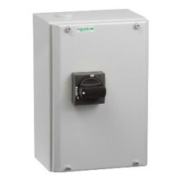 TeSys GV3 - Cofre para TeSys GV3P/L - maneta negra - IP65 ref. GV3PC01 Schneider Electric [PLAZO 3-6 SEMANAS]