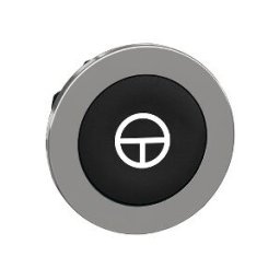 CABEZA PULS.FLUSH NEGRO CON MARCAHE T"" ref. ZB4FA245 Schneider Electric [PLAZO 3-6 SEMANAS]