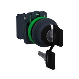 SEL.FLUSH LLAVE 455 3 POS.FIJAS 2NA ref. XB5FG33 Schneider Electric [PLAZO 3-6 SEMANAS]