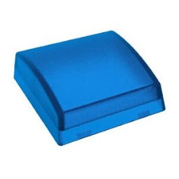 lente plana azul para pulsador luminoso cuadrado Ø22 con LED integrado ref. ZBCW9163 Schneider Electric [PLAZO 3-6 SEMANAS]