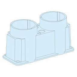 Placa pasacables con membranas 2 entradas ref. 8897 Schneider Electric [PLAZO 3-6 SEMANAS]