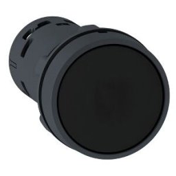 pulsador negro enrasado Ø22-pulsar-tirar- 1 NO - terminal tornillo ref. XB7NH21 Schneider Electric [PLAZO 3-6 SEMANAS]