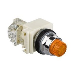 pulsador luminoso saliente ámbar Ø30 - 1NANC - 24V ref. 9001K2L35LYAH13 Schneider Electric [PLAZO 3-6 SEMANAS]