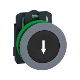 PULS.FLUSH NEGRO 1NA CON MARCAJE FLECHA COL.GR. ref. XB5FA3351C0 Schneider Electric [PLAZO 3-6 SEMANAS]