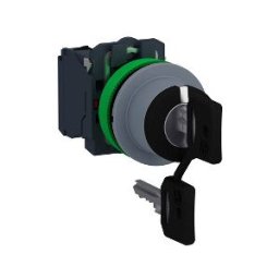 SEL.FLUSH LLAVE 455 3 POS.FIJAS 2NA COL.GR. ref. XB5FG33C0 Schneider Electric [PLAZO 3-6 SEMANAS]