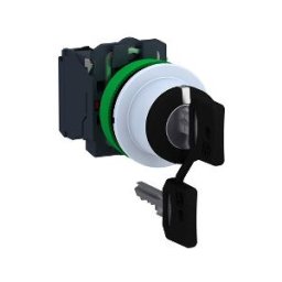 SEL.FLUSH LLAVE 455 3POS.FIJAS 2NA COL.BL. ref. XB5FG03C1 Schneider Electric [PLAZO 3-6 SEMANAS]
