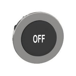 CABEZA PULS.FLUSH NEGRO SALIENTE CON MARCAJE OFF"" ref. ZB4FL235 Schneider Electric [PLAZO 3-6 SEMANAS]