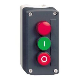 CAJA 3 PULS-P,LUM,-PULS VERDE-ROJO I-" ref. XALD363M Schneider Electric [PLAZO 3-6 SEMANAS]