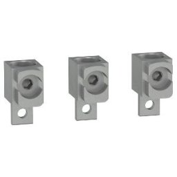 Schneider Electric aluminium bare cable connectors, Compact NSX, for 1 cable 120 mm² to 240 mm², 250 A, set of 3 parts ref. LV429244 Schneider Elec