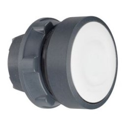 Cabeza pulsador luminoso blanco ø 22 para lámpara BA9s ref. ZB5AW31 Schneider Electric [PLAZO 3-6 SEMANAS]