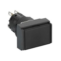 pulsador rectangular negro Ø16 - 1NANC ref. XB6EDA21P Schneider Electric [PLAZO 3-6 SEMANAS]