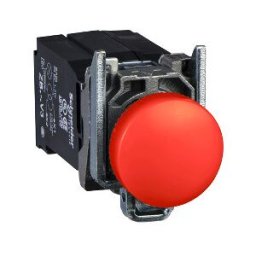 red complete pilot light Ø22 plain lens with metal ring ref. XB4BV64S219 Schneider Electric [PLAZO 3-6 SEMANAS]