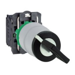 SELECTOR LLAVE 455 2 POS.FIJAS 1NA COL.BL. ref. XB5AG21C1 Schneider Electric [PLAZO 3-6 SEMANAS]