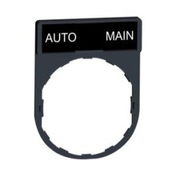 porta-etiqueta 30 x 40 mm para etiqueta 8 x 27 mm con marcaje AUTO-MAIN ref. ZBY2164 Schneider Electric [PLAZO 3-6 SEMANAS]