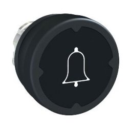 Cabeza pulsador entornos severos - negro - con marcaje ref. ZB4BC28001 Schneider Electric [PLAZO 3-6 SEMANAS]