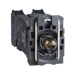 Cuerpo c/bloque luminoso/anillo de fijación para lámpara BA9s 1NA+1NC-220…240v ref. ZB5AW045 Schneider Electric [PLAZO 8-15 DIAS