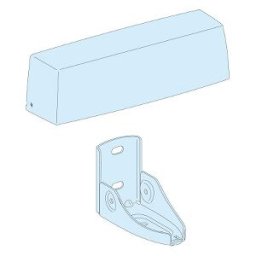 Marco espaciador Cofret Pack, entrada de canaletas ref. 8821 Schneider Electric [PLAZO 3-6 SEMANAS]