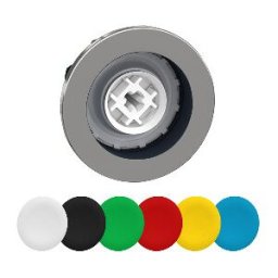 CABEZA PULS.FLUSH CON 6 PLACAS DE COLORES ref. ZB4FA9 Schneider Electric [PLAZO 3-6 SEMANAS]
