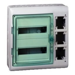 Cofret Kaedra - multipropósito - 448 x 460 mm - 24 módulos - 3 aperturas ref. 13991 Schneider Electric [PLAZO 3-6 SEMANAS]