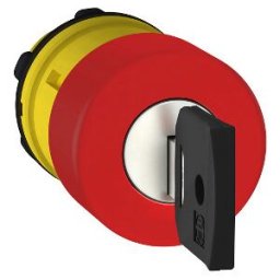 Cabeza ø30 pulsador parada de emergencia ø22 desenlavamiento por llave ref. ZB5AS934 Schneider Electric [PLAZO 3-6 SEMANAS]