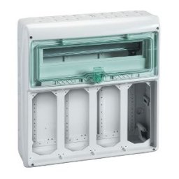 Cofret Kaedra - para tomas aliment. - 448 x 460 mm - 19 módulos - 4 aperturas ref. 13188 Schneider Electric [PLAZO 3-6 SEMANAS]