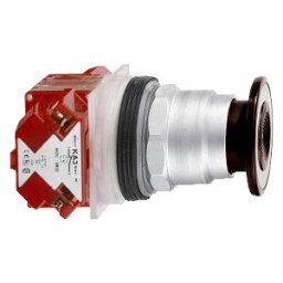 pulsador seta Ø41 negro Ø30 - pulsar-tirar - 2NC ref. 9001KR8BH25 Schneider Electric [PLAZO 3-6 SEMANAS]