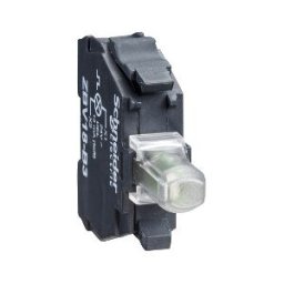 Bloque luminoso rojo led integrado 12V para cabeza ø 22 borna resorte ref. ZBVJ4 Schneider Electric [PLAZO 3-6 SEMANAS]