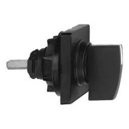 cabeza mando 45 x 45 mm - negro - maneta negro - en blanco para grabado ref. KAC1H Schneider Electric [PLAZO 3-6 SEMANAS]