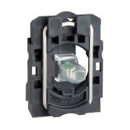 Cuerpo con bloque luminoso azul/anillo de fijación led 12V ref. ZB5AVJ6 Schneider Electric [PLAZO 3-6 SEMANAS]