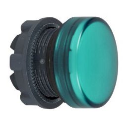 Cabeza piloto luminoso verde ø 22 para lámpara BA9s ref. ZB5AV03 Schneider Electric [PLAZO 3-6 SEMANAS]