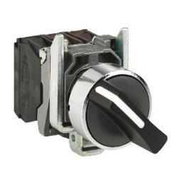 Selector negro ø22 2 posiciones con retorno 1NA 600v ref. XB4BD41 Schneider Electric [PLAZO 3-6 SEMANAS]