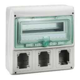 Cofret Kaedra - para tomas aliment. - 340 x 335 mm - 13 módulos - 3 aperturas ref. 13180 Schneider Electric [PLAZO 3-6 SEMANAS]