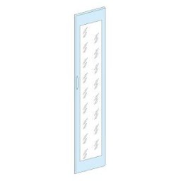 Puerta transparente G IP30 pasillo lateral - ancho 300 mm - 24 módulos ref. 8198 Schneider Electric