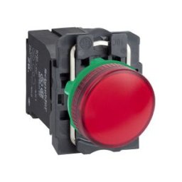 Piloto luminoso ø 22 - rojo - lámpara ba9s - 230…240 v ref. XB5AV44 Schneider Electric [PLAZO 3-6 SEMANAS]