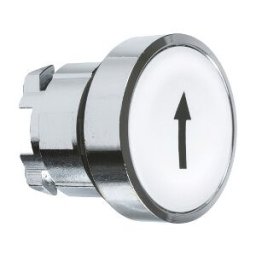 Schneider Cabeza pulsador rasante ng.blanco Ref. ZB4BA334 Precio 4,539€.