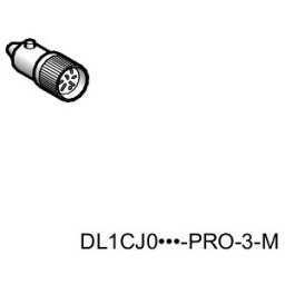 Lámpara led azul para señalización con base BA9s - 24V AC/DC ref. DL1CJ0246 Schneider Electric [PLAZO 3-6 SEMANAS]