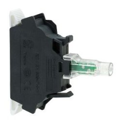 Bloque luminoso verde led integrado 12V para cabeza ø 22 borna resorte ref. ZBVJ35 Schneider Electric [PLAZO 3-6 SEMANAS]