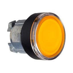 Cabeza pulsador luminoso naranja ø 22 para lámpara BA9s ref. ZB4BW357 Schneider Electric [PLAZO 3-6 SEMANAS]