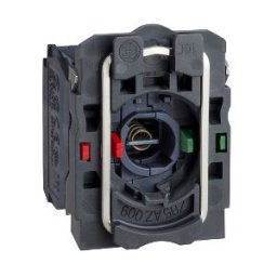 Cuerpo con bloque luminoso/anillo de fijación para lámpara BA9s 250V 1NA + 1 NC ref. ZB5AW065 Schneider Electric [PLAZO 8-15 DIA