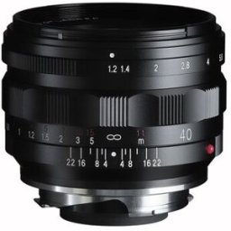 VoigtlÃ¤nder Nokton 40mm f/1.2 II VM, asfÃ©rico Leica M negro