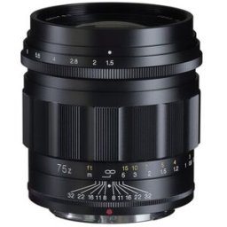 VoigtlÃ¤nder Nokton 75 mm f/1,5 asf. Nikon Z